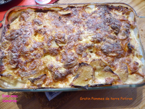 Un Gratin de Pommes de terre et Potiron