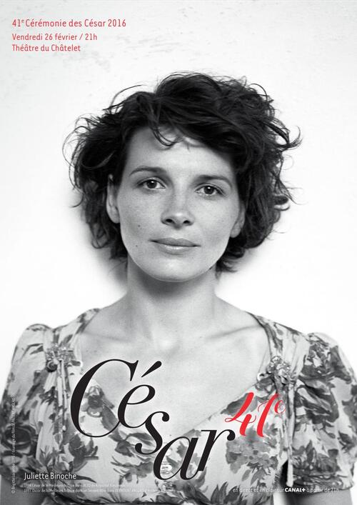 Juliette Binoche star de l'affiche des César 2016