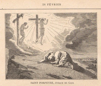 Saint Porphyre de Gaza, Evêque de Gaza, en Palestine († 420)