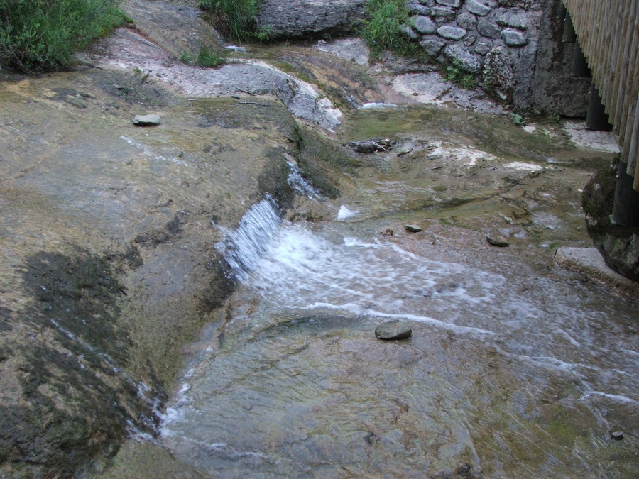 La cascade de la queue de cheval  dans l'Ain