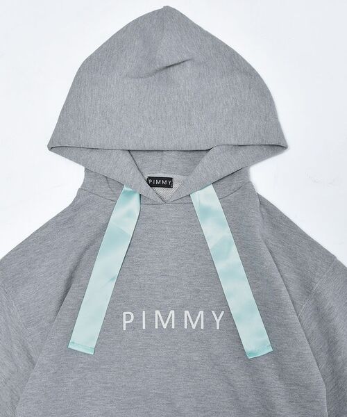 [PIMMY] - Sweat à capuche avec ruban - 7.452 ¥