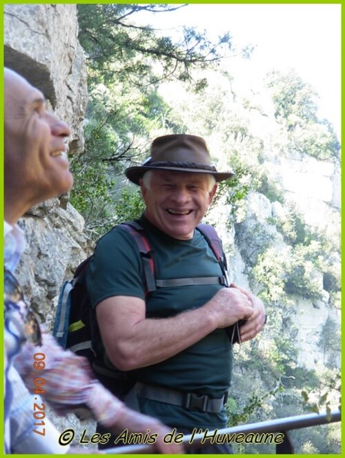 La balades des Amis de l'Huveaune dans les basses gorges du Verdon