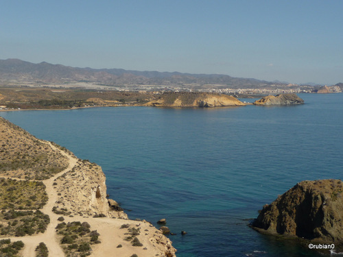 Depuis le fort, vue sur Aguilas