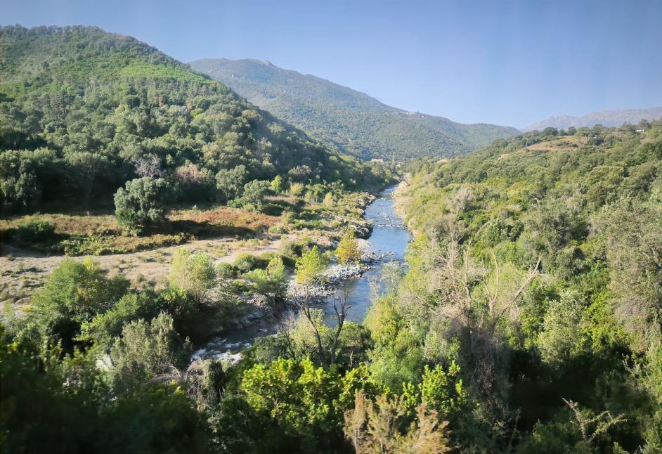 Vacances en Corse, automne 2023. 8. Train Bastia/Calvi