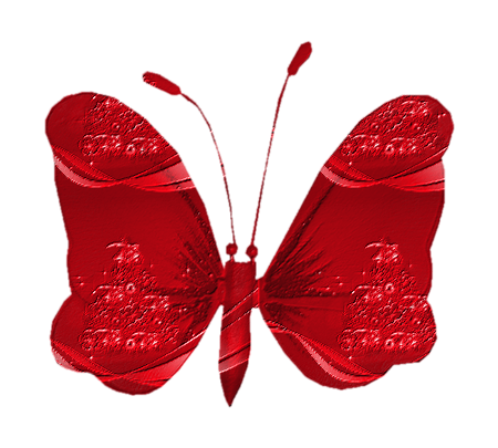Papillon de fête en rouge