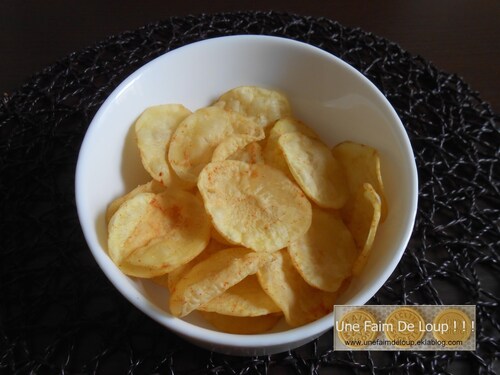 Chips croquantes de pomme de terre