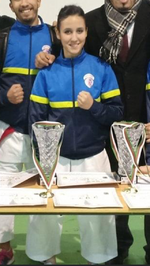 DAHLAB Aicha Narimène 2019 avec le CRBC Championne Espoir
