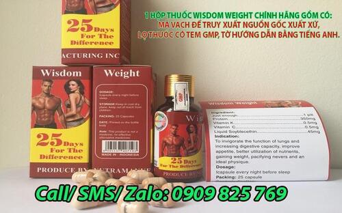 Mua thuốc tăng cân Wisdom Weight tại Hà Nội ở đâu CHÍNH HÃNG