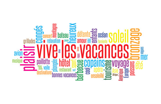 Vive les vacances Stock Vector | Adobe Stock