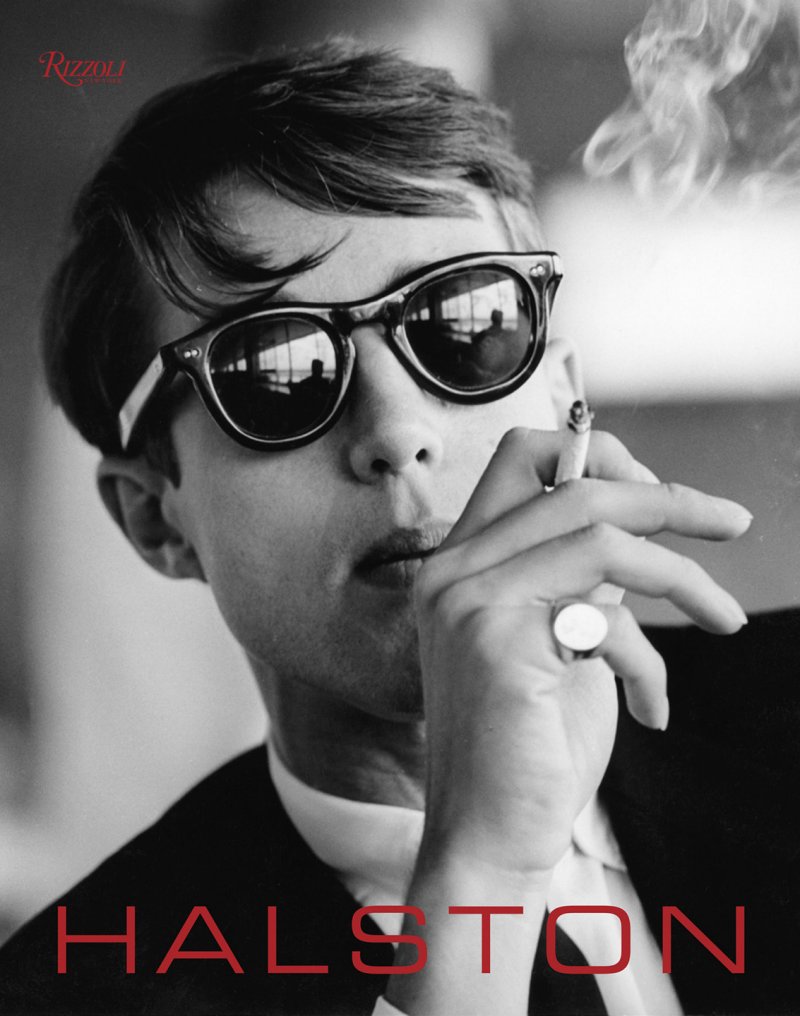 Halston with cigarette