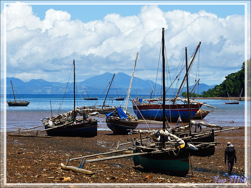 On pourrait s'émerveiller du paysage si ... - Port des boutres - Hellville - Nosy Be - Madagascar