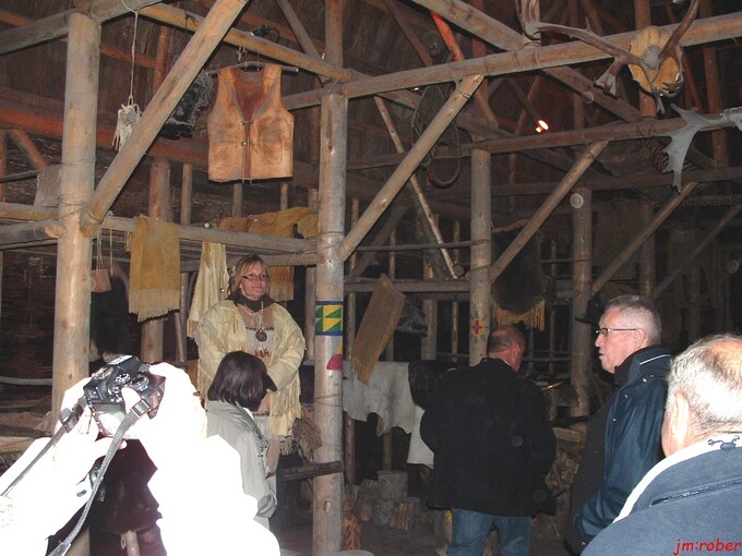 Souvenir du Canada , visite chez les Hurons-Wendats