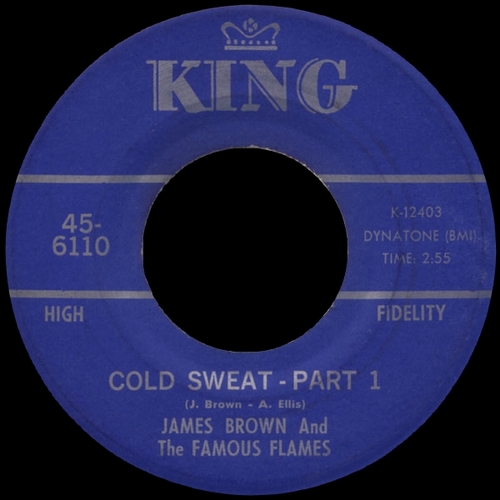 1967 James Brown & The Famous Flames : Single SP King Records 45-6110 [US]