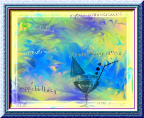 Des cartes d'anniversaire - birthday cards