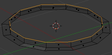 Un élément du sommet du hall