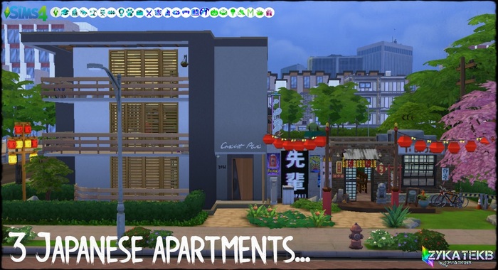 3 japanese apartements
