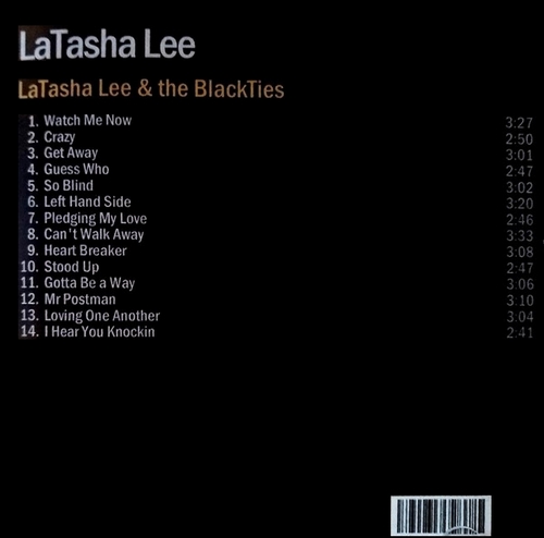 Latasha Lee & The Black Ties : CD " Latasha Lee & The Black Ties " Amazon.com Records 8 5913 16488 8 [ US ]