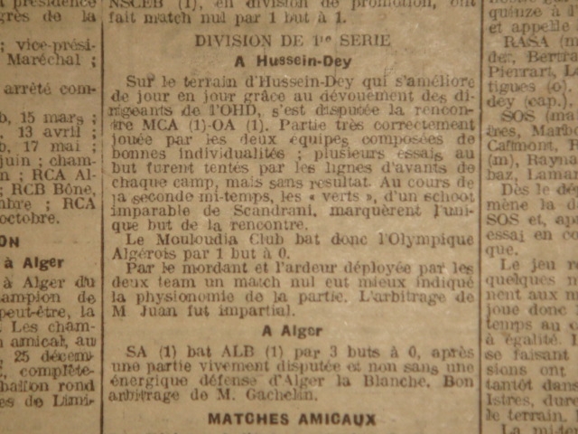 7.12.1924 MCA-Olympique Algérois 1-0
