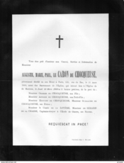 Augustin Marie Paul le CARON de CHOCQUEUSE