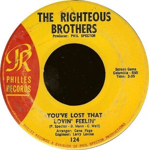 Side by Side 69 : You've lost that lovin' feeling - The Righteous Brothers/Willie Loco Alexander