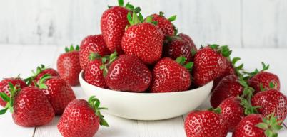Petits gâteaux fins aux fraises