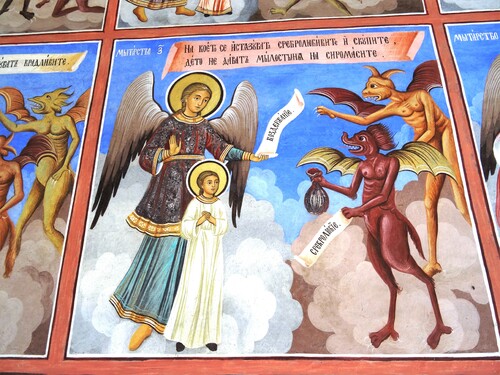 Peintures du monastère de Rila (Bulgarie)