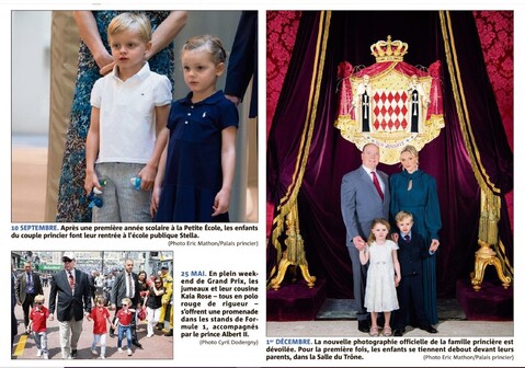 Article de Monaco Matin sur l'année des jumeaux princiers