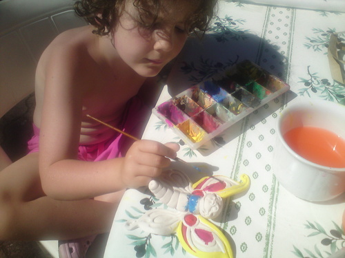 atelier peinture sur troles et lucioles