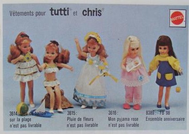 Barbie Tutti : livret - booklet - publicités