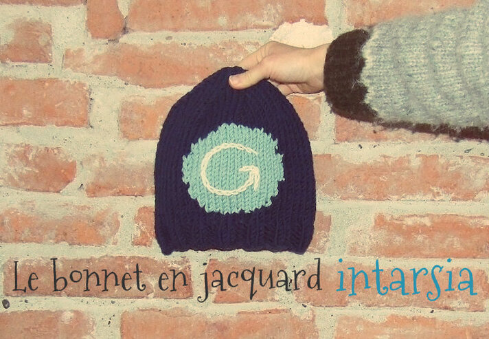 Le bonnet en jacquard intarsia