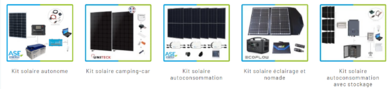 Des kits solaires 