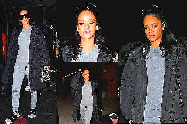 15.03.2015 : Rihanna a été aperçue dans les rues de New-York.