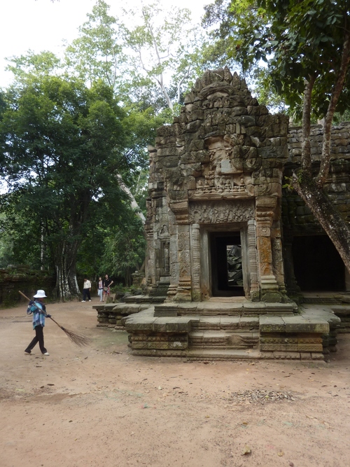 Ta Prohm, et ses arbres monstrueux