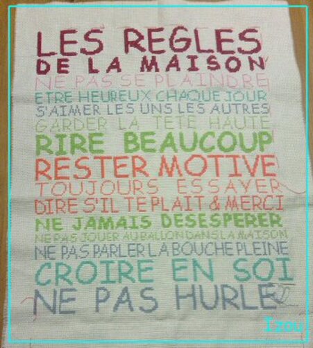 SAL Règles de la maison