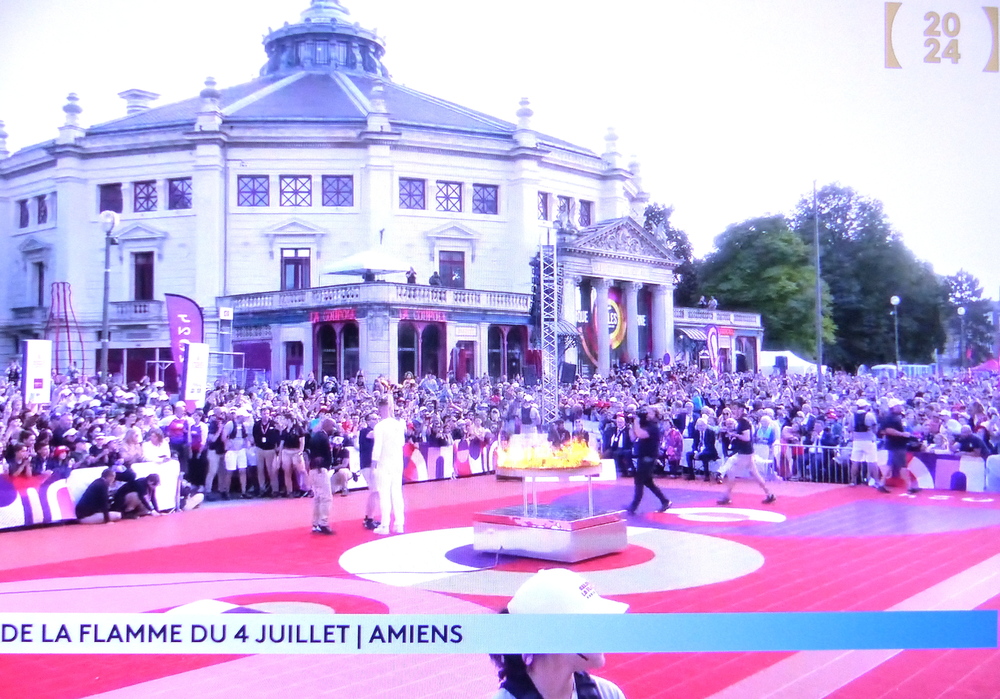 La Flamme Olympique à Amiens