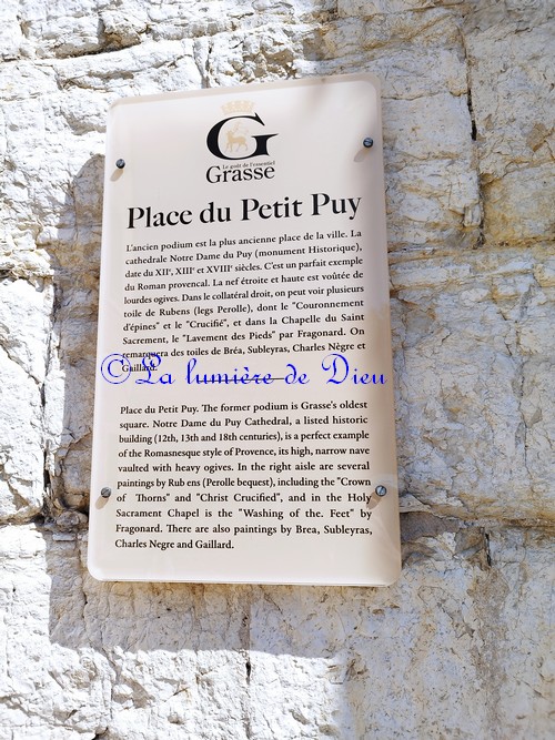 Grasse, la cathédrale Notre-Dame du Puy