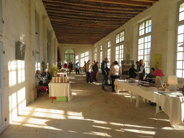 Un événement festif a eu lieu dans l'orangerie du château de Dinteville...