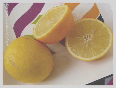 Bergamote et citron - Bergamot and lemon