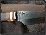 Petit fixe carbone de Michel Jean (JM knives)...