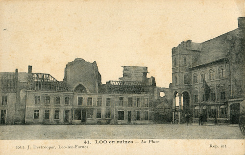 Lo - De Markt tijdens de Eerste Wereldooorlog (westhoekverbeeldt.be)
