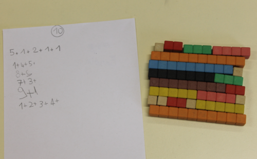 Les réglettes cuisenaire : mise en pratique