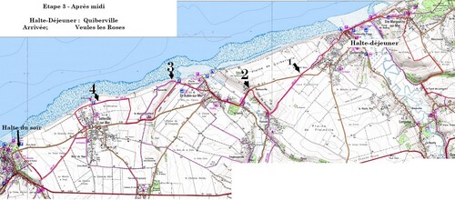 15 Juillet - Témoignage - La seconde 1/2 étape - Quiberville => Veules