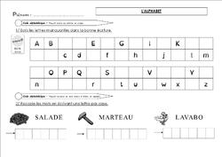 L'alphabet : connaître les lettres