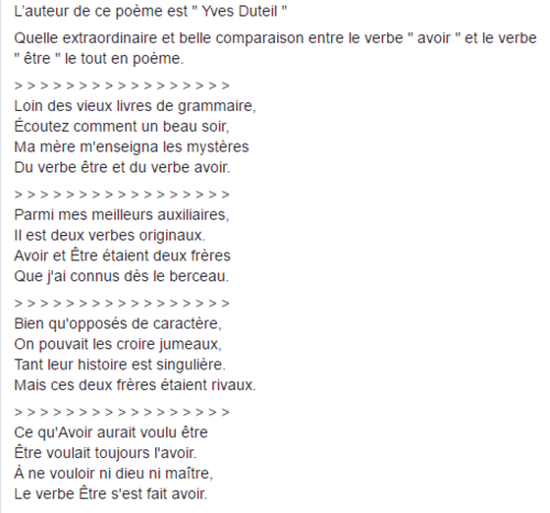 Beau texte d'Yves Duteil...