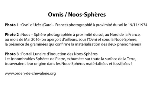 Ovnis / Noos-Sphères