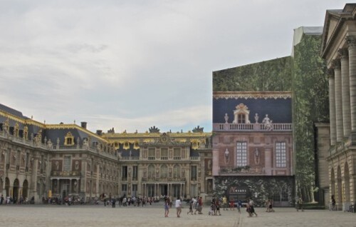 Trompe-l'oeil grille château Versailles 8
