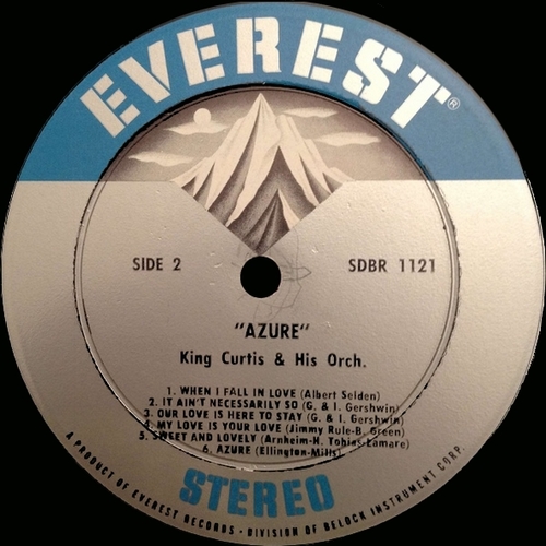 King Curtis & His Orchestra : Album " Azure " Everest Records SDBR 1121 [ US ]