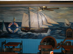 Fresque dans le Bar du Nautilus