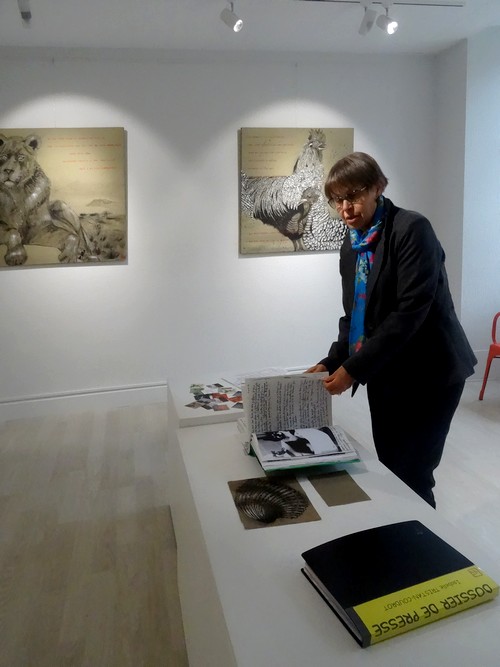 Isabelle Tristan-Coudrot a exposé de merveilleux portraits d'animaux à la galerie Pompon de Saulieu
