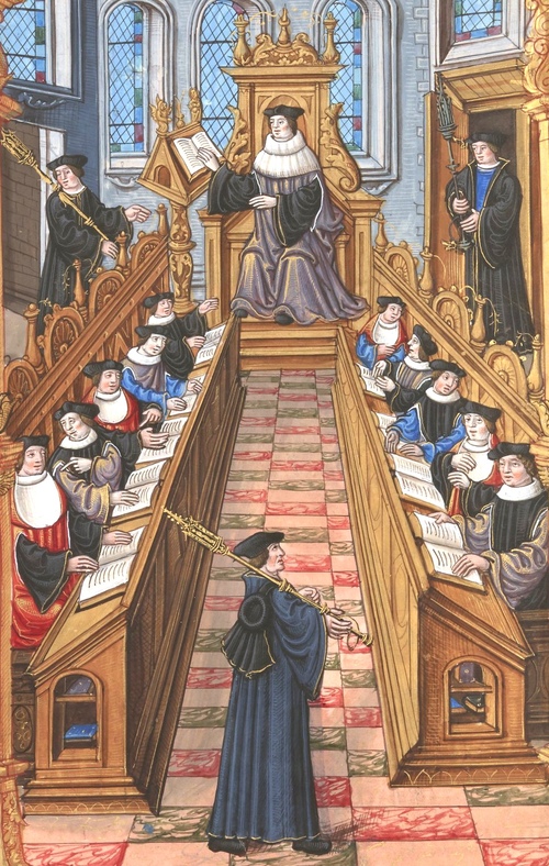 Réunion des docteurs de l’Université de Paris au Moyen Âge